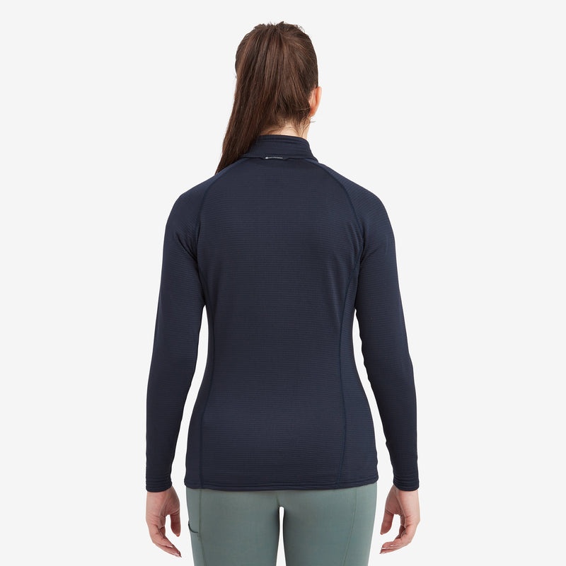 Montane Protium Lite Pull On Fleece Sweatshirts Dame Mørkeblå | 5287394-OX