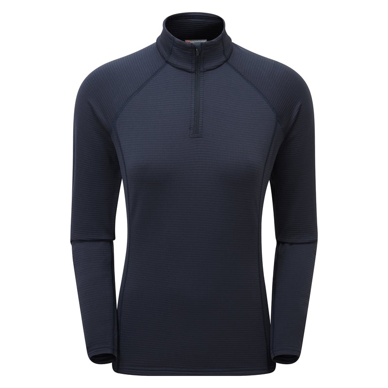 Montane Protium Lite Pull On Fleece Sweatshirts Dame Mørkeblå | 5287394-OX