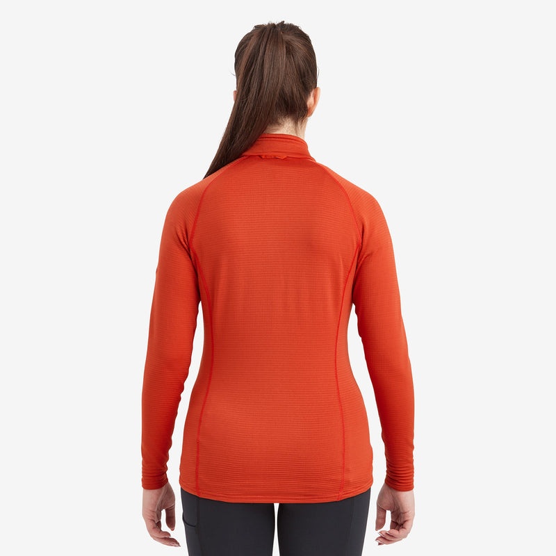 Montane Protium Lite Pull On Fleece Sweatshirts Dame Orange | 8610352-DX