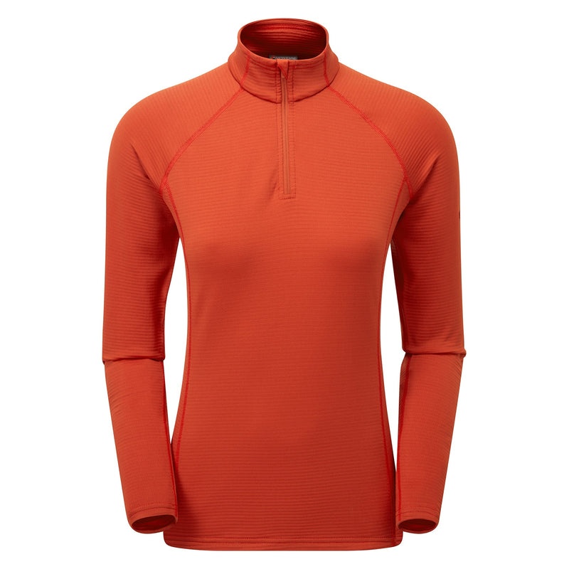 Montane Protium Lite Pull On Fleece Sweatshirts Dame Orange | 8610352-DX