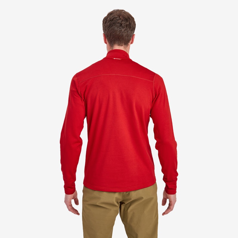 Montane Protium Pull On Fleece Sweatshirts Herre Rød | 0469328-DV