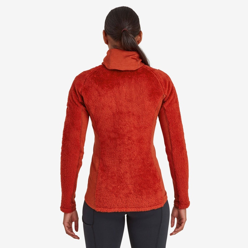 Montane Protium XPD Hætte Fleece Jakker Dame Orange | 1754082-LX