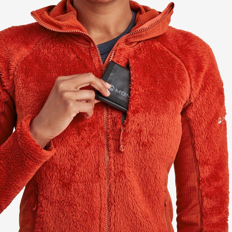 Montane Protium XPD Hætte Fleece Jakker Dame Orange | 1754082-LX