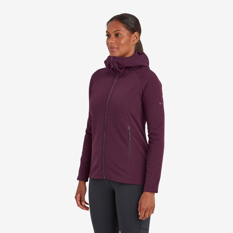 Montane Protium XT Hætte Fleece Jakker Dame Lilla | 0947523-TR