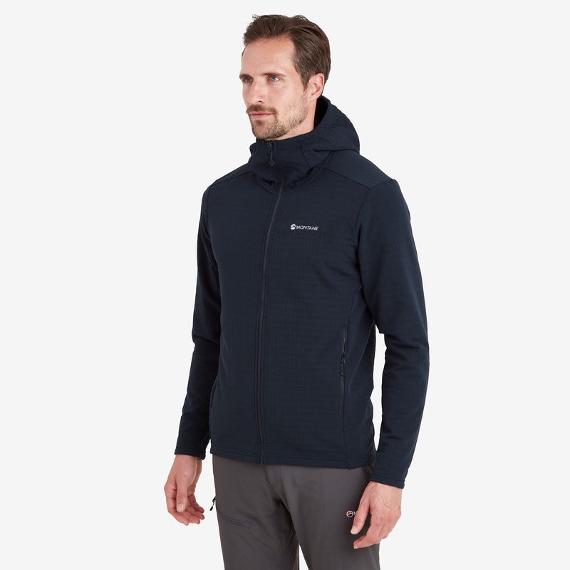 Montane Protium XT Hætte Fleece Jakker Herre Mørkeblå | 5263409-JF