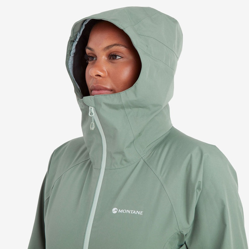 Montane Spirit Regnjakke Dame Grøn | 4179605-DT