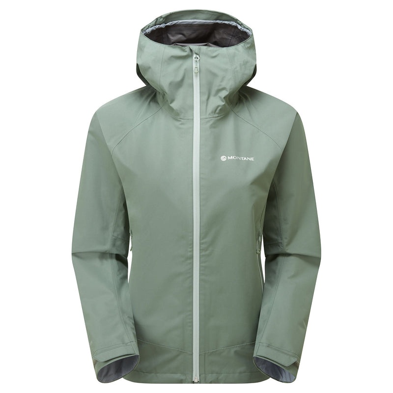 Montane Spirit Regnjakke Dame Grøn | 4179605-DT