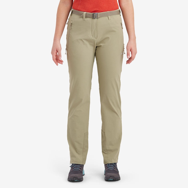 Montane Terra Stretch Bukser Dame Khaki | 6489123-VJ