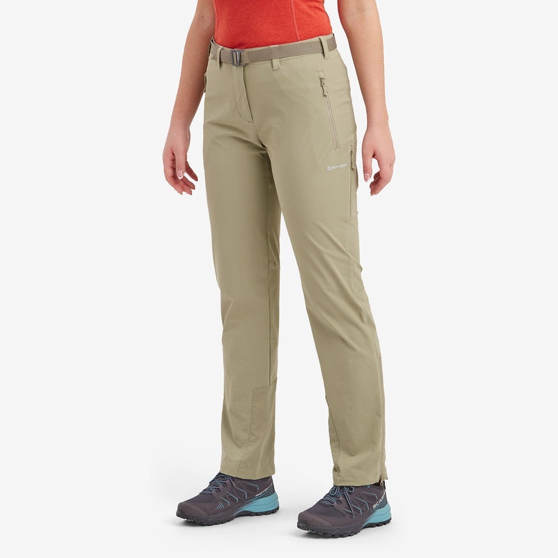 Montane Terra Stretch Bukser Dame Khaki | 6489123-VJ