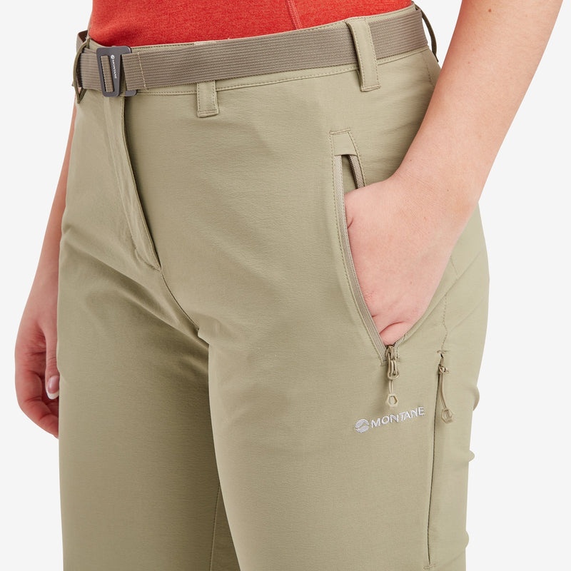 Montane Terra Stretch Bukser Dame Khaki | 6489123-VJ