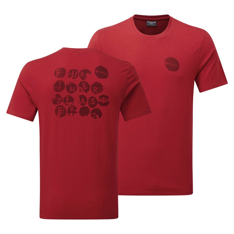 Montane Transpose T-Shirt Herre Rød | 1508479-IT